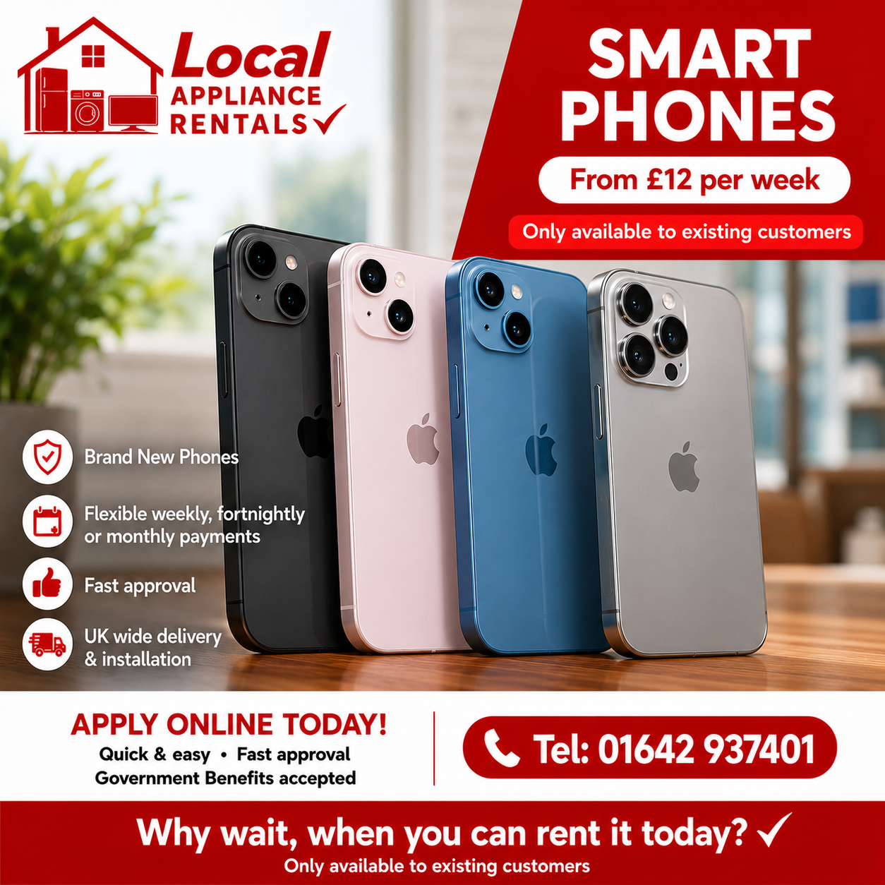 Smartphones rental promotional image